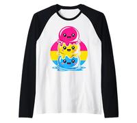 Pansessuale Carino Maglia con Maniche Raglan