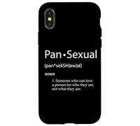 Pansessuale Definizione Pans Pride Consapevolezza LGBTQ Pansessuale Custodia per iPhone X/XS