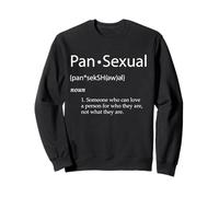 Pansessuale Definizione Pans Pride Consapevolezza LGBTQ Pansessuale Felpa