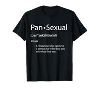 Pansessuale Definizione Pans Pride Consapevolezza LGBTQ Pansessuale Maglietta