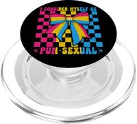 Pansessuale Pan Pride Flag Mi considero come PUN sessuale PopSockets PopGrip per MagSafe