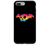 Pansexual Bat Vampire Skull Pan Pride Flag Goth Halloween Custodia per iPhone 7 Plus/8 Plus
