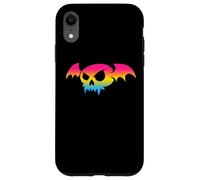 Pansexual Bat Vampire Skull Pan Pride Flag Goth Halloween Custodia per iPhone XR