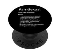 Pansexual Definition Sexuality Education For Pansexuals Pans PopSockets PopGrip Adesivo
