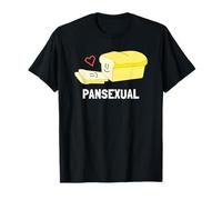 Pansexual Funny Bread Pan LGBTQ Pride LGBT Nonbinary Maglietta