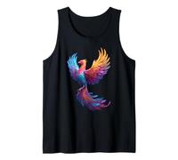 Pansexual Phoenix Bird Pan Pride Flag Rising From Ashes Canotta