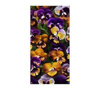 Pansy Perfection Copertura per porta primavera estate da appendere bandiera portico cartello all'aperto stagionale vacanza cortile decorazione per porta d'ingresso e portico
