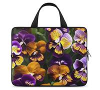 Pansy Perfection - Custodia protettiva per computer portatile da 10 pollici, per viaggi d'affari e viaggi, valigetta per laptop o tablet