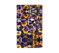 Pansy Perfection Stampa Stampa Bandiera decorativa per esterni Tutte le stagioni Modello su un solo lato cortile portico patio