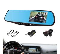Pantalla 11.4 cm Visión Nocturna Monitor Gran Angular para Coches Camiones Autocaravanas Viajes Por Carretera | Grabador De Conducción - Doble Cámara Delantera Trasera