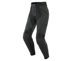Pantalon de moto Cuir Femme Dainese PONY 3 Black-Matt Taglia:52