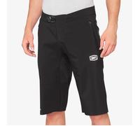 100% Hydromatic Pantaloncini da bicicletta, nero, taglia 32 per maschi