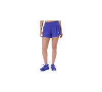 Pantaloncini 2 in 1 asics road 3 5 pollici viola da donna