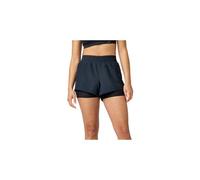 Pantaloncini 2 in 1 brooks dash nero donna