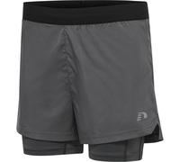 Pantaloncini 2 in 1 da donna Newline Gris XS