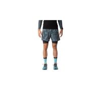 Pantaloncini 2 in 1 dynafit trail reflectiv blu da uomo