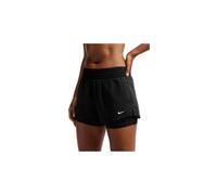 Pantaloncini 2 in 1 nike one 3in nero donna