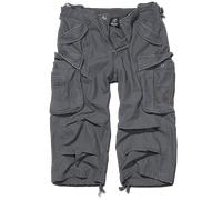 Brandit Industry 3/4 Pantaloncini corti, nero-grigio, taglia 2XL