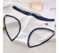 Pantaloncini a triangolo a vita media da donna con stampa fragola, materiale in cotone traspirante realizzato per essere comodo da indossare dalla primavera all'inverno (XL (L (50 kg-62 kg) fragola)