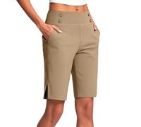 Pantaloncini A Vita Alta Per Le Donne Nel Regno Unito, Pantaloni Corti Da Yoga Leggings Elasticizzati Da Donna Pantaloncini Con Tasche Leggings Vestibilità Regolare Pantaloni Da Lavoro Pantaloni 2025