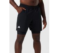 adidas Uomo Club Tennis Climacool 2In1 Shorts, Black, M