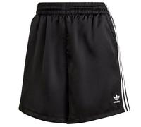 PANTALONCINI ADIDAS DONNA BERMUDA GN2774 SHORTS SATIN NERO ADICOLOR CLASSICS