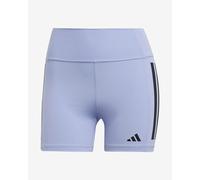 Pantaloncini adidas Optime 1/4 3-Stripe blu nero donna - XS