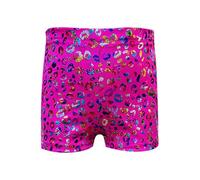 Pantaloncini alla moda per ragazze, performance, feste, casual, con paillettes, comodi, elasticizzati, per tutti i giorni, per bambini, bambini e adolescenti, rosa intenso, 10-12 Anni
