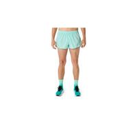Pantaloncini asics core run split verde uomo