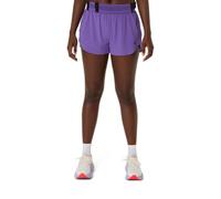 Pantaloncini Asics Metarun Split Viola Donna, Taglia XS.
