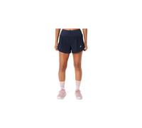 Pantaloncini asics road 3 5 pollici blu da donna