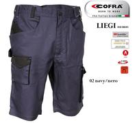 Pantaloncini Bermuda da lavoro COFRA modello LIEGI edilizia industria logistica