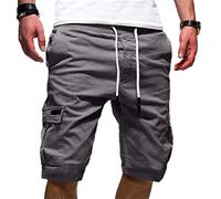 Pantaloncini Bermuda Uomo Elasticizzati Casual Bermuda Estivi Sportivi Eleganti Pantaloni Corti Cargo Con Tasche Leggeri Tinta Untia Pantaloncini Running Lavoro Palestra Shorts Taglie Forti Firmati