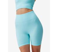 Pantaloncini Born Living Yoga Dana Seamless azzurro donna - M