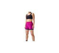 Pantaloncini brooks high point 2 0 3in rosa blu da donna 2 in 1