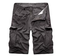 Pantaloncini cargo da uomo con tasche, vestibilità comoda, pantaloncini cargo mimetici da uomo, resistenti, per lavoro all'aperto, leggeri, per escursionismo, arrampicata, abbigliamento estivo