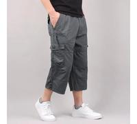 Pantaloncini cargo da uomo Pantaloni casual larghi estivi Vita elastica Pantaloni sportivi da jogging all'aperto di grandi dimensioni Tendenza multi tasche