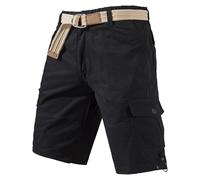 Pantaloncini cargo da uomo Pantaloni da lavoro da combattimento all'aperto Tuta dritta da uomo Pantaloncini casual sportivi elastici senza cintura per escursioni all'aperto combattimento viaggi