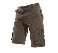 Pantaloncini cargo da uomo resistenti, pantaloncini da combattimento da uomo, mezzi pantaloni di sicurezza da lavoro con tasche con cerniera, resistenti, per arrampicata, escursionismo, abbigliamento