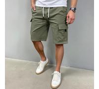 Pantaloncini cargo da uomo taglie forti, adatti per pendolarismo, viaggi, casual, weekend, attività all'aperto e occasioni sociali. Questi pantaloncini versatili sono un elemento essenziale nel guarda
