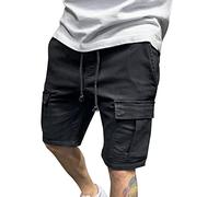 Pantaloncini cargo mimetici da uomo pantaloni da combattimento da uomo casual a vita media pantaloni a vita media pantaloncini al ginocchio per escursioni all'aperto combattimento viaggi passeggiate