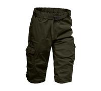 Pantaloncini Cargo Uomo Estivi Bermuda Lavoro Con Tasconi Taglie Forti Eleganti Shorts Tattici Militari Cargo Pantaloni Corti Larghi Leggero Elasticizzati Pantaloncini Trekking Fitness Spiaggia