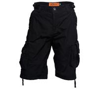 Pantaloncini cargo WCC Caine ripstop neri, 2XL