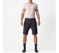 Pantaloni corti Castelli Unlimited Trail senza fondello nero - L