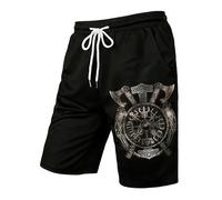 Pantaloncini casual con elastico in quattro direzioni per l'estate, leggeri, traspiranti e comodi da indossare tutti i giorni., Nero , 5XL