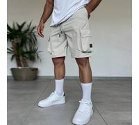 Pantaloncini casual da uomo taglie forti con tasche cargo, versatili, Manfinity EMRG, stile Y2K, Mardi Gras, streetwear, vintage, vacanza, "I Love My Boyfriend", taglie forti uomo 2XL,3XL,4XL,5XL,6XLC