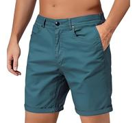 Pantaloncini chino da uomo slim fit, eleganti, casual, ad asciugatura rapida, realizzati in cotone elasticizzato di alta qualità, traspiranti, versatili, abbigliamento da lavoro estivo per l'uso