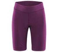Pantaloncini ciclismo donna Basic bordeaux