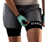 Pantaloncini ciclismo donna Lifestyle Gravel grigio