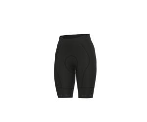 Pantaloncini ciclismo donna senza bretelle ALE' PR-E STRADA nero 2025